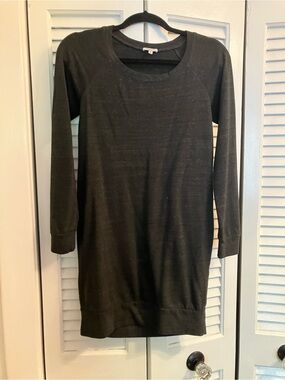 Splendid Charcoal Sweatshirt Dress